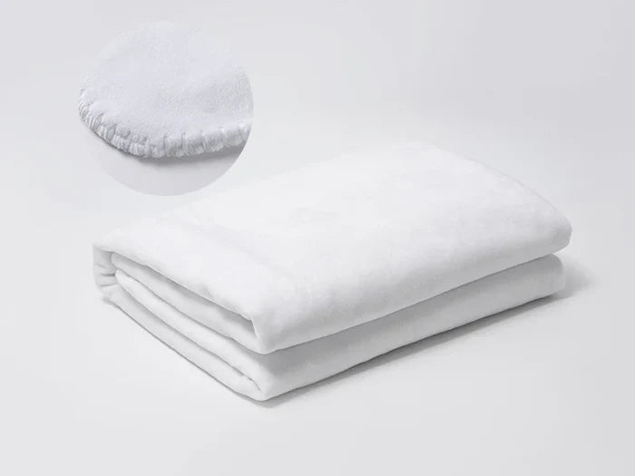 Arctic Fleece Lined Sublimation Microfiber Blanket(Full White, 127*152cm/50inchx 60inch)