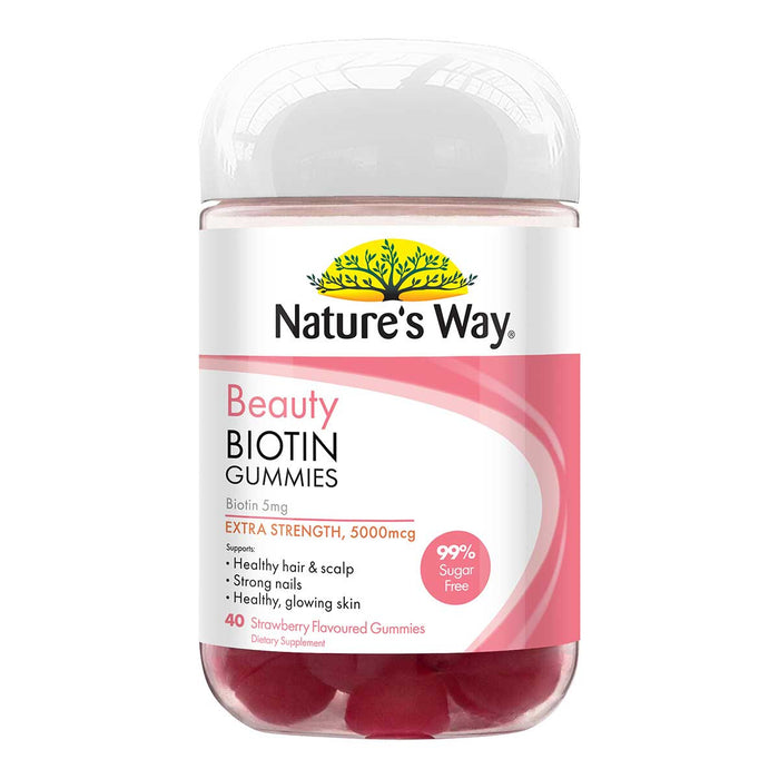 Nature's Way Beauty Biotin Gummies Extra Strength _1