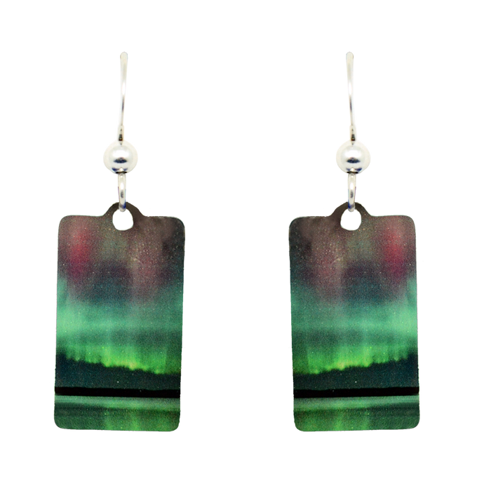 Border Patrol Rectangle Earrings, Item# 1892