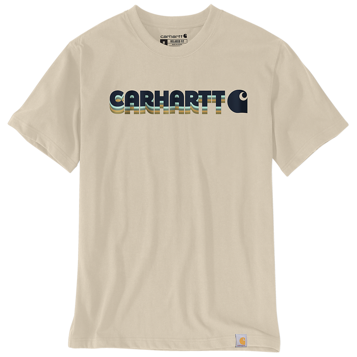 Carhartt Irvine Relaxed Fit Layered Logo T-Shirt