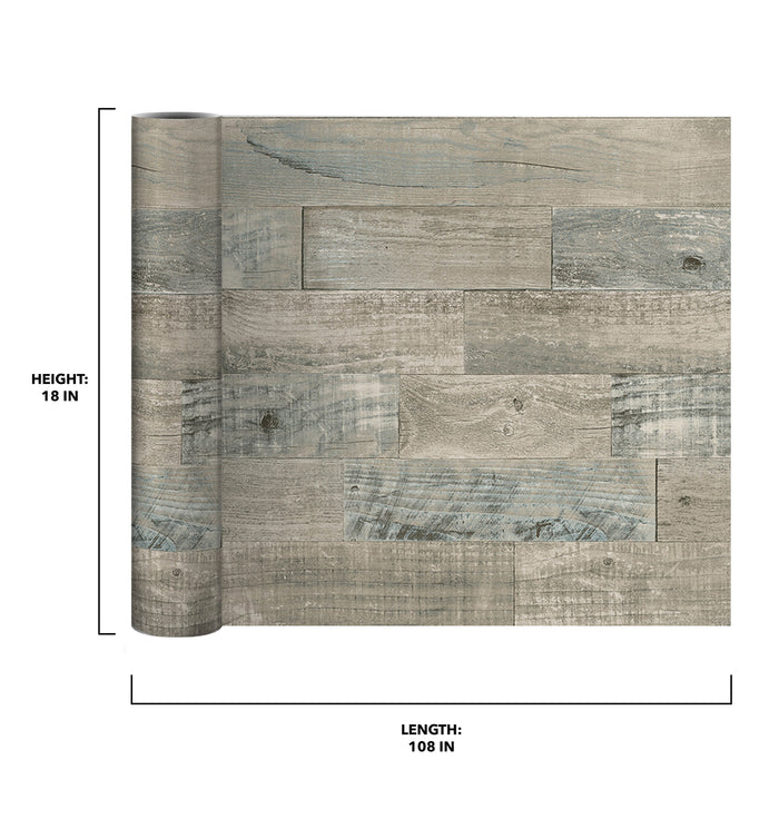 Coastal Wood Peel and Stick Backsplash Wallpaper
