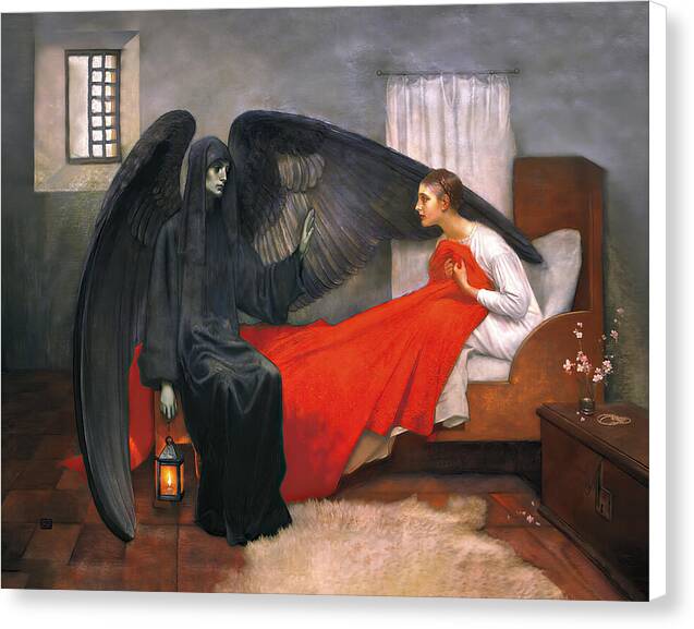 Death and the Maiden - Canvas Print