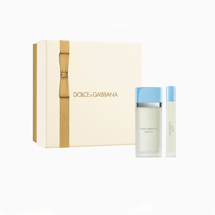 Dolce & Gabbana Women's Perfume Dolce & Gabbana Light Blue Eau de Toilette Women's Perfume Gift Set Spray (50ml) + 10ml