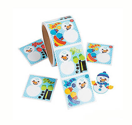 Dress a Snowman Sticker, #712886