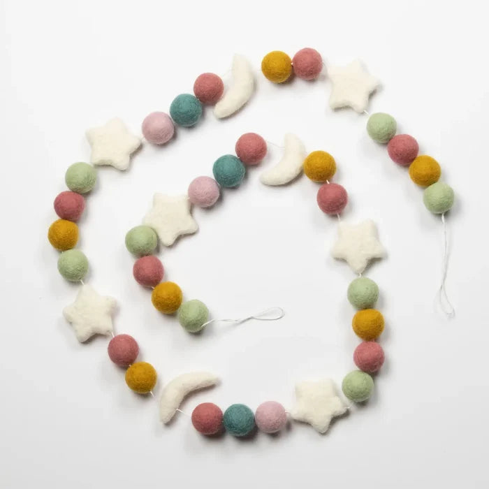 Felted Banner Garland | The Winding Road