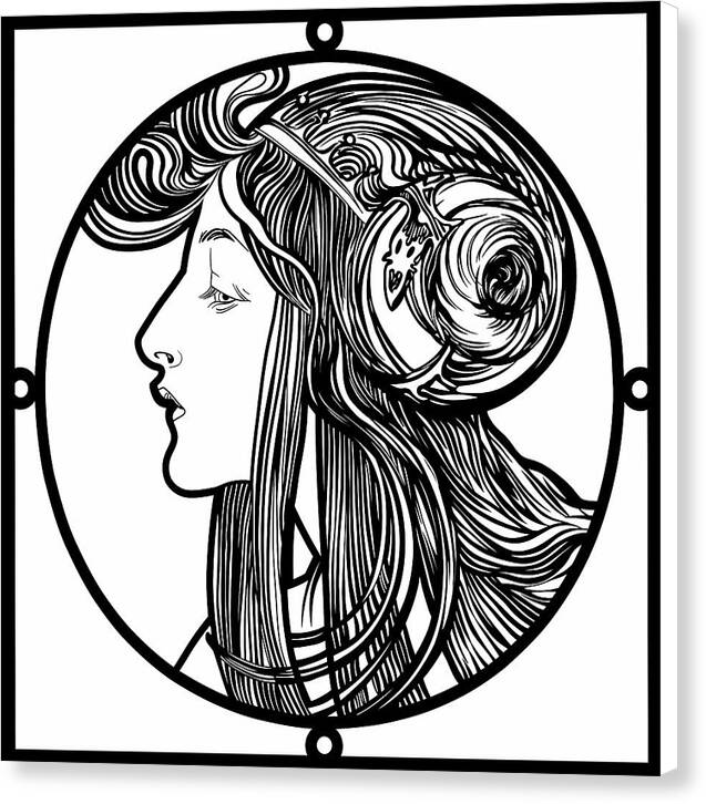 Grace in Profile - Canvas Print