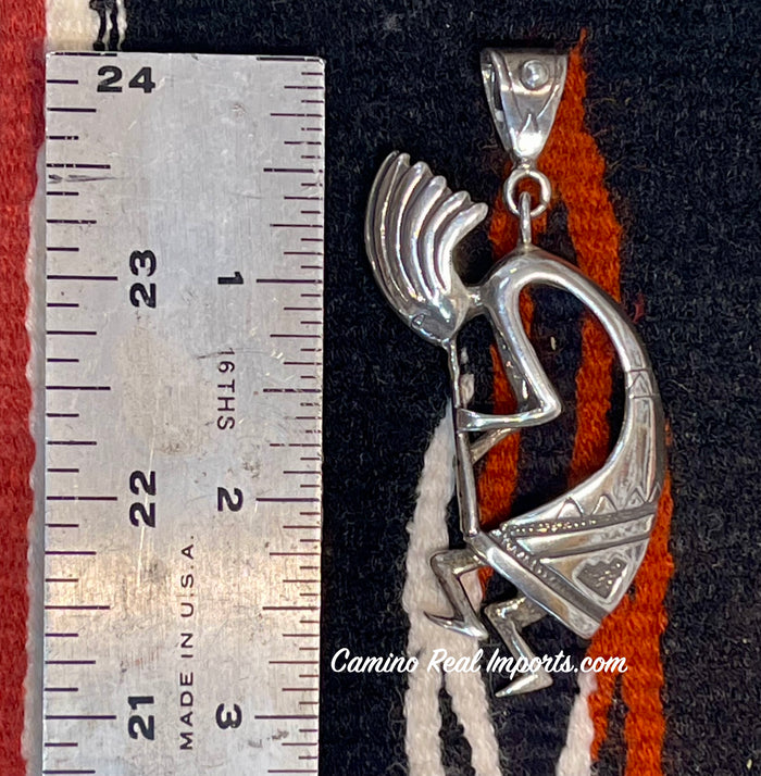 Kokopelli Pendant Sterling Silver