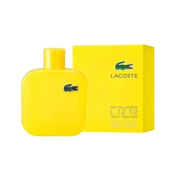 lacoste l 12 12 jaune optimistic for men edt 100ml
