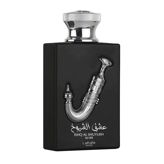 Lattafa Pride Ishq Al Shuyukh Silver Eau De Parfum For Him - 100ml