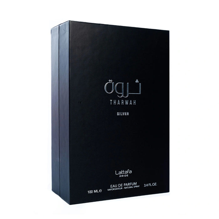 Lattafa Pride Tharwah Silver Eau De Parfum For Him - 100ml