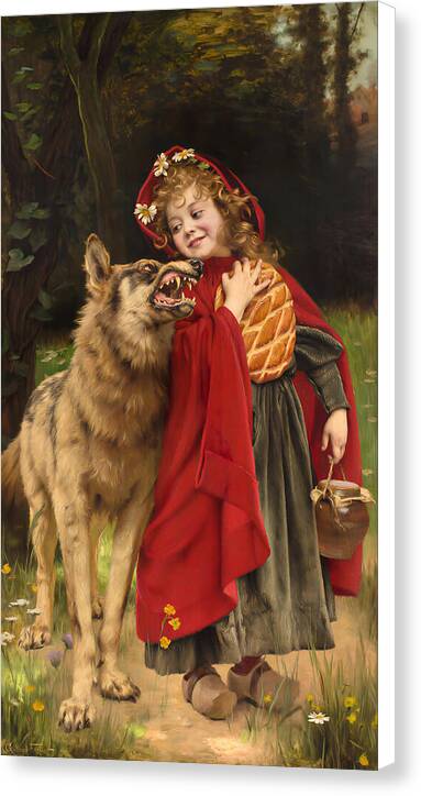 Little Red Riding Hood - Canvas Print