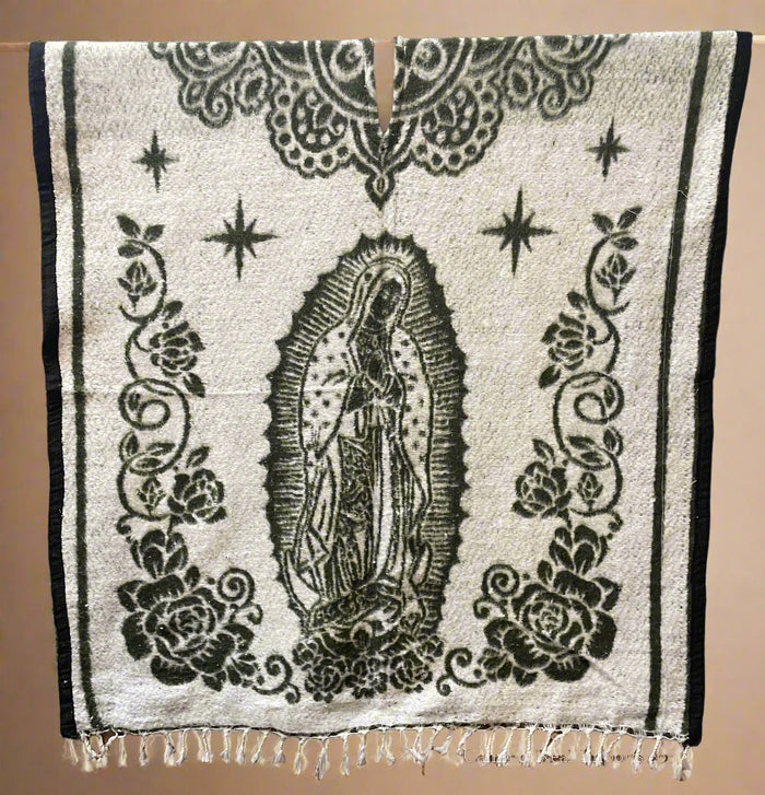 Mexican Poncho Our Lady of Guadalupe Gaban GA020