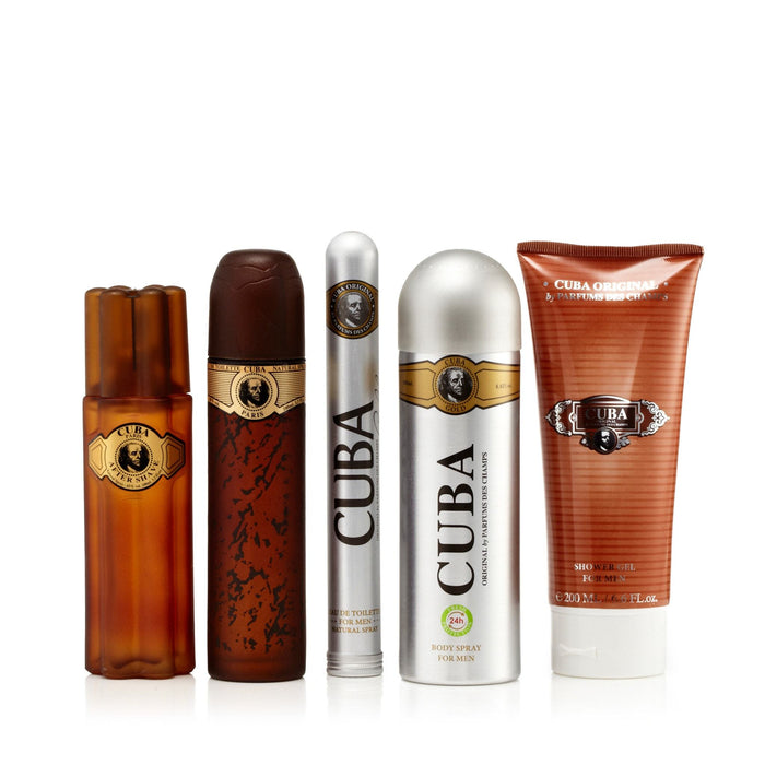 Cuba Must Have Gold Gift Set Mens 3.3 oz.