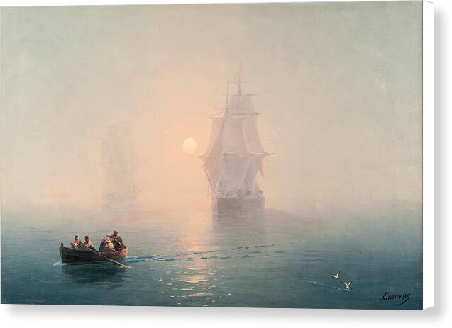Naval Ship - Canvas Print