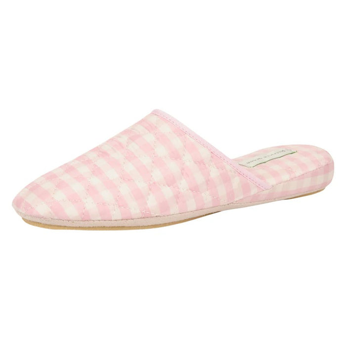 Patricia Green Sari Silk Check Slipper