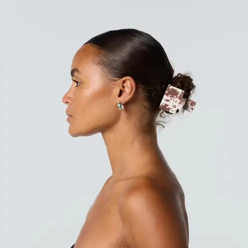 Pia Clip in Cocoa Western