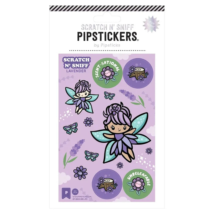 Pipsticks Scratch & Sniff Pipstickers - Forest Fairies (Lavender)