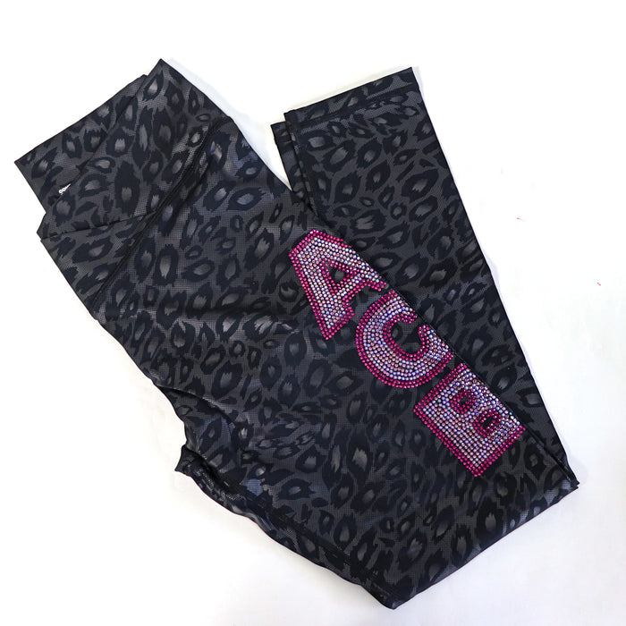 QS CL: Crystalized Black Cheetah Leggings- Medium Angel Competition BikinisThe best NPC Competition Suits for the Bikini Division, Fit Model Division Suits, and bodybuilding suits.