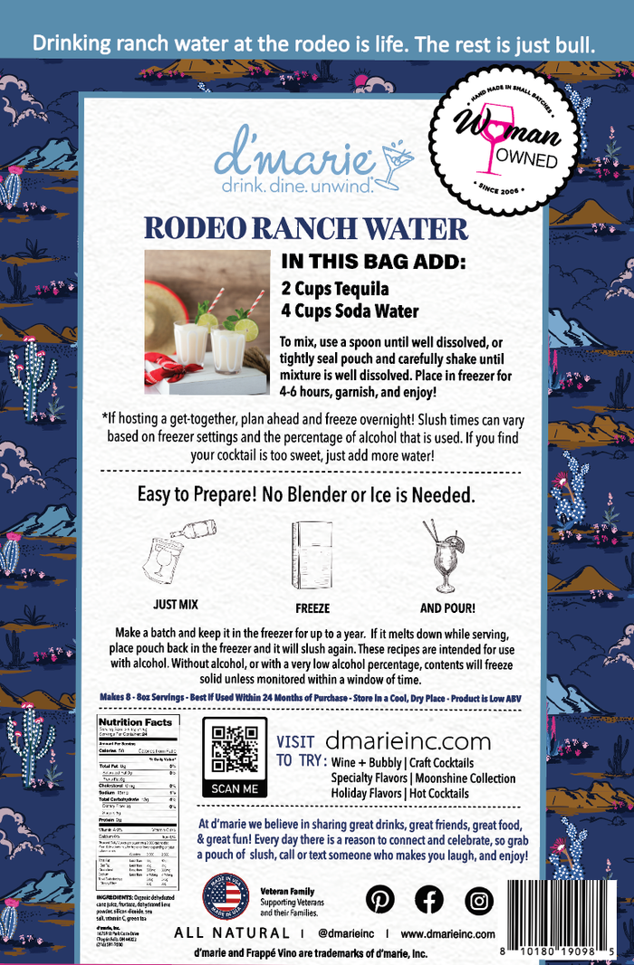 Ranch Water Ready-To-Freeze Cocktail Mix