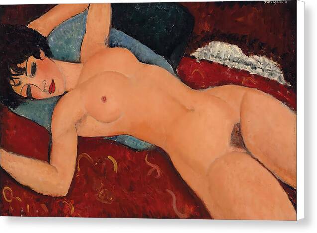 Red Nude - Canvas Print