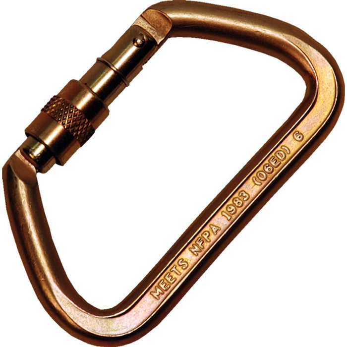 RescueTECH Steel Screwgate Carabiner