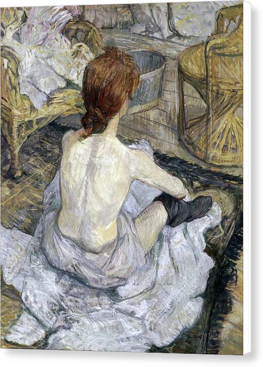 Rousse - La toilette - Canvas Print
