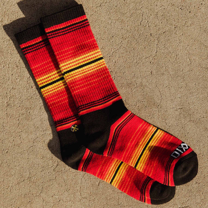 Serape Red Premium Crew Socks