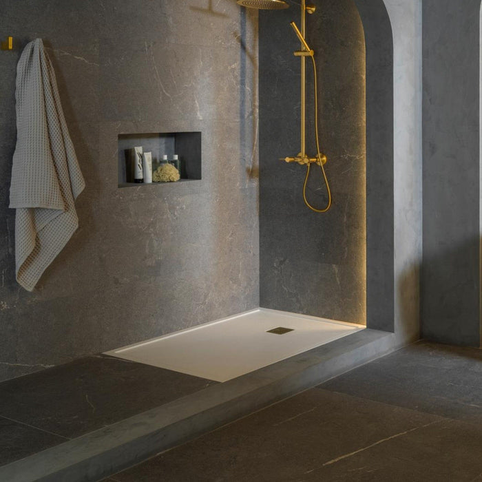 Shower Tray Grid - Brushed Brass Plumbing Products Noken by Porcelanosa