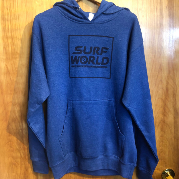 Surf World Box Pullover Hoodie Mens Sweater