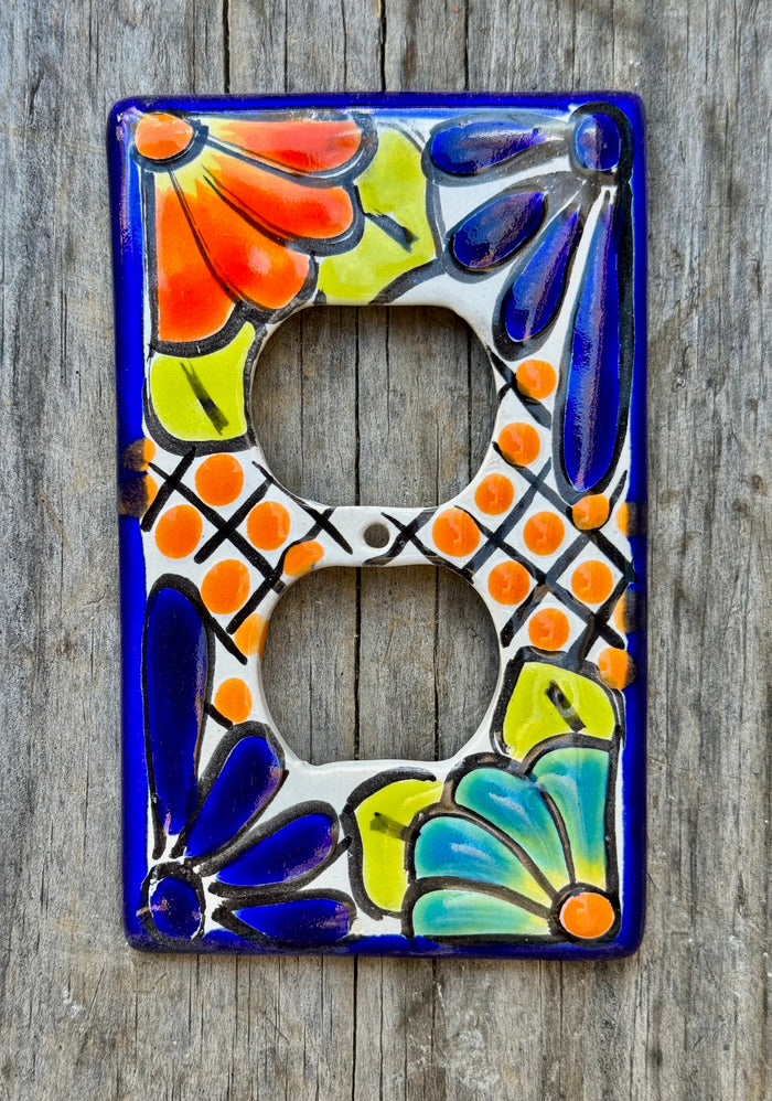 Talavera Pottery Outlet Switch Plate TDSP010