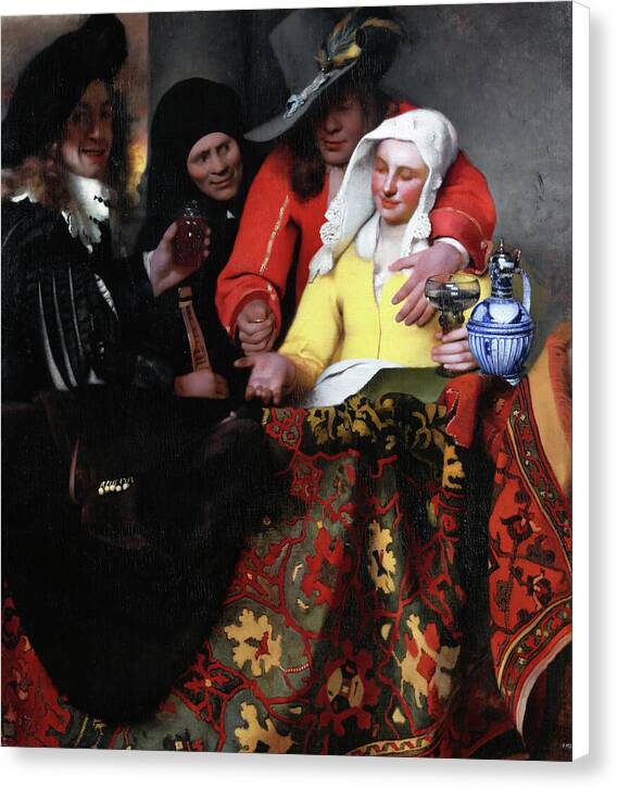 The Procuress - Canvas Print