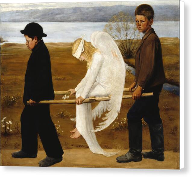 The Wounded Angel - Canvas Print