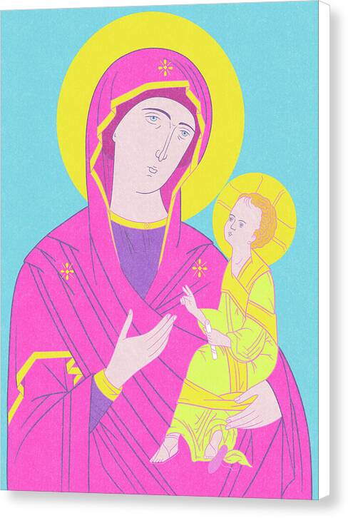 Theotokos Contemporary - Canvas Print