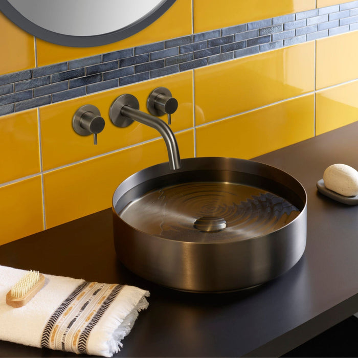 VOS Bath/Basin Spout 250mm - Brushed Black Taps JTP