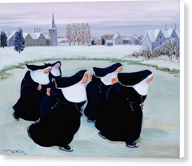 Winter at the Convent - Canvas Print