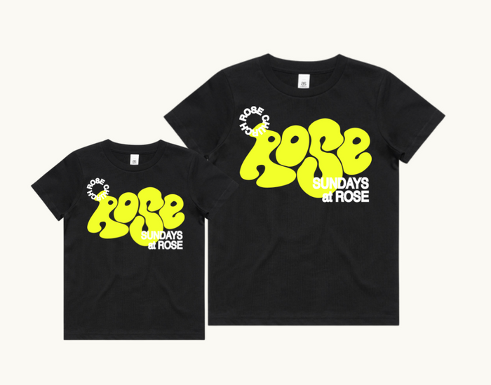YOUTH ROSE TEE / BLACK