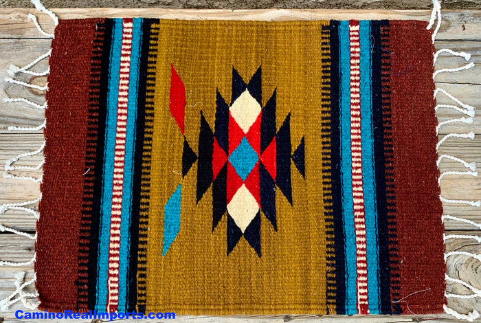 ZAPOTEC RUG PLACE MAT 15" X 21" ZPM017