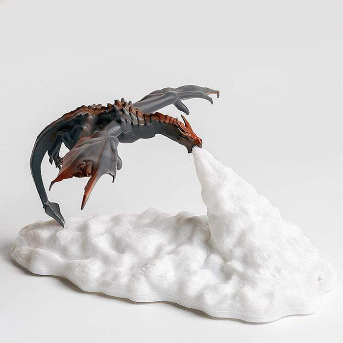 Gadget Gerbil Fire dragon 3D Printed Dragon Lamp Night Light