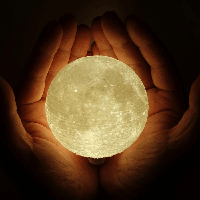 Gadget Gerbil 3D Printed Moon Lamp (Original)