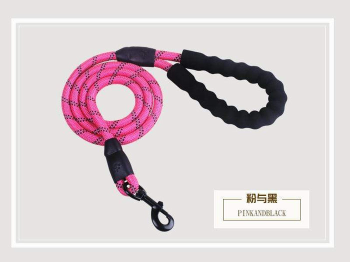 Gadget Gerbil Pink Reflective Dog Leash