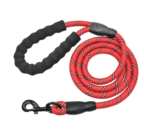 Gadget Gerbil Red Reflective Dog Leash