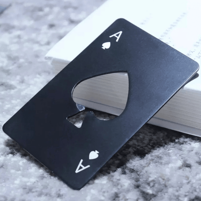 Gadget Gerbil Ace of Spades Bottle Opener