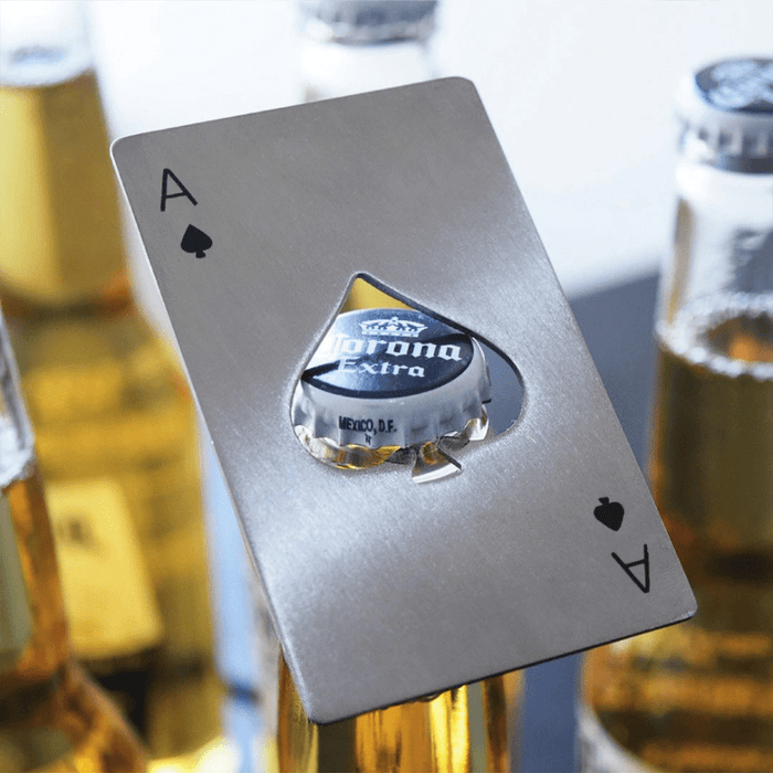 Gadget Gerbil Ace of Spades Bottle Opener