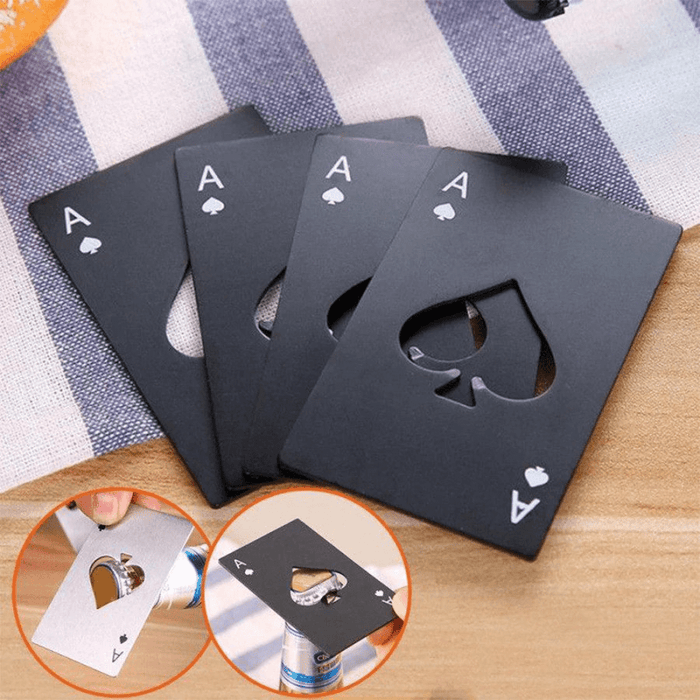 Gadget Gerbil Ace of Spades Bottle Opener