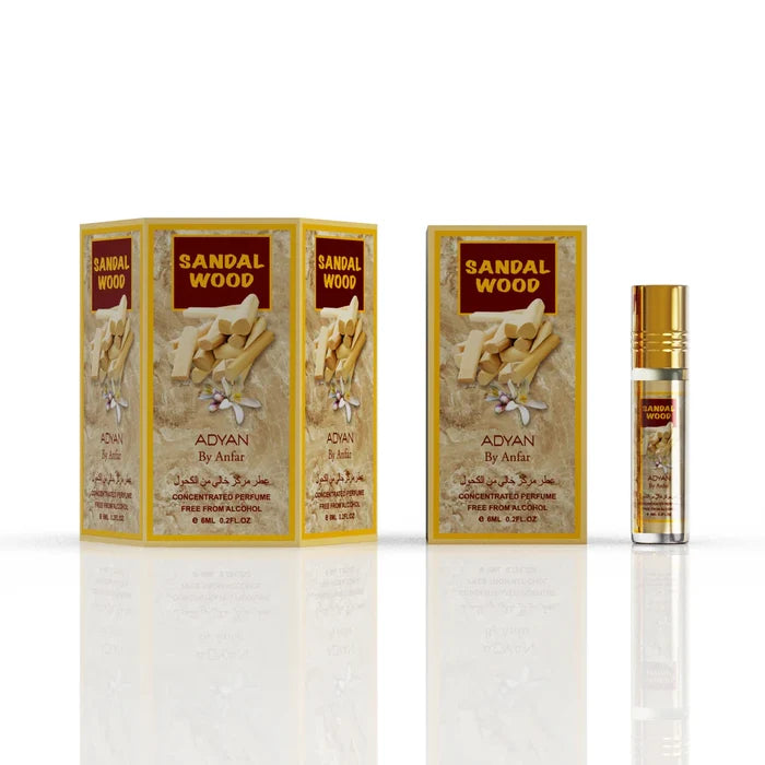 Adyan By Anfar Sandal Wood  ( 1 Box 6 Pieces )