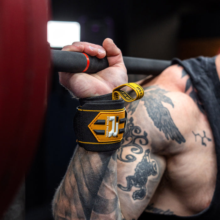 Apex Wrist Wraps (Black/Gold)