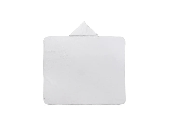 Arctic Fleece Lined Sublimation Blanks Microfiber Hooded Blanket (130*150cm/51.18inchx59.05inch)