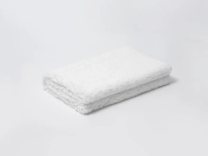 Arctic Fleece Lined Sublimation Leathaire Blanket(White/Beige, 127*152cm/50inchx 60inch)