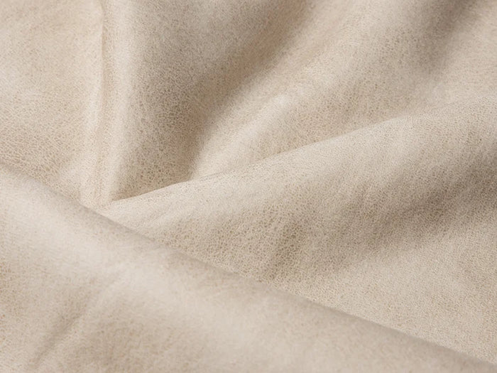 Arctic Fleece Lined Sublimation Leathaire Blanket(White/Beige, 127*152cm/50inchx 60inch)