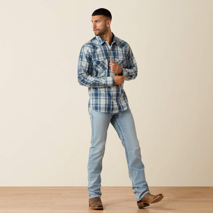 Ariat Mens Retro Heathcliff Fitted Snap Shirt
